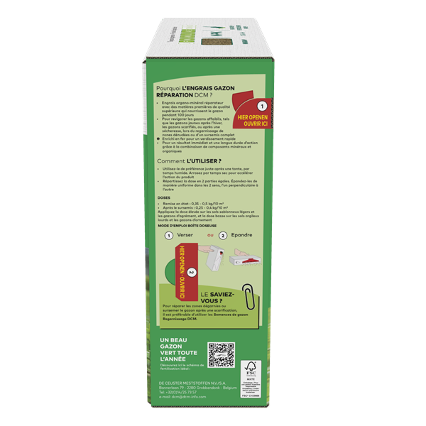 DCM Gazonvoeding herstel | DCM | 80 m² (3 kg, MINIGRAN®) 1005874 K170505364 - 4