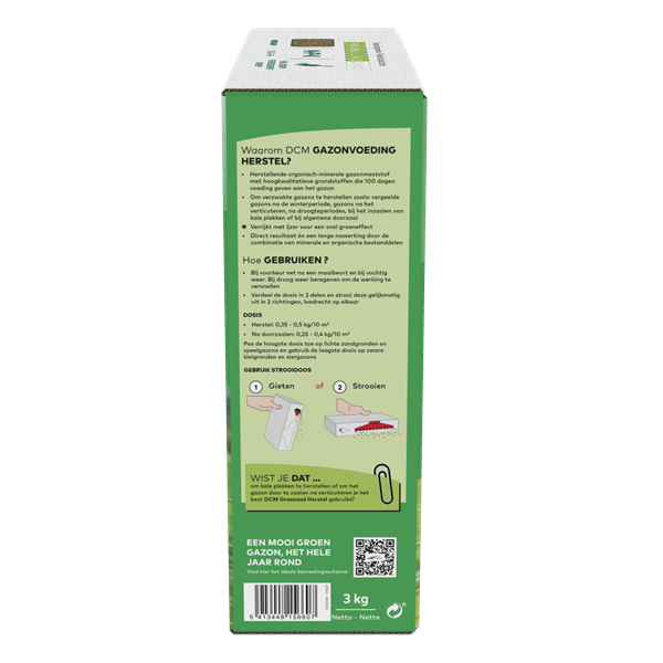 DCM Gazonvoeding herstel | DCM | 80 m² (3 kg, MINIGRAN®) 1005874 K170505364 - 5