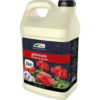 DCM Geranium en bloeiende planten voeding | DCM | 5 liter (Vloeibaar, Bio-label) 1004266 K170505159 - 
