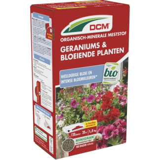 DCM Geraniums en bloeiende planten mest | DCM | 1.5 kg (20 m², Bio-label) 1003789 K170505072 - 1