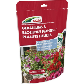 DCM Geraniums en bloeiende planten mest | DCM | 750 gram (10 m², Bio-label) 1003057 K170505073 - 