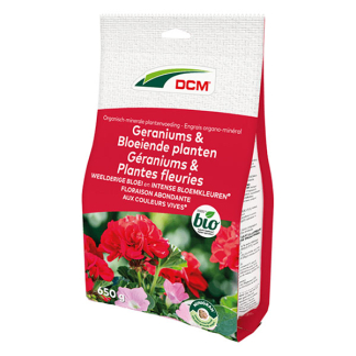 DCM Geraniums en bloeiende planten mest | DCM | 8 m² (0.65 kg, Bio-label) 1007539 K170115925 - 2