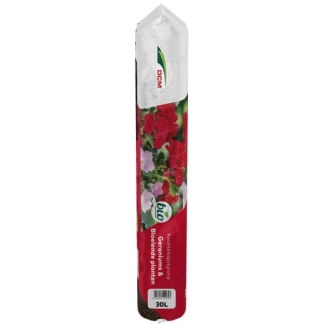 DCM Geraniums en bloeiende planten potgrond | DCM | 30 liter (Bio-label) 1004502 K170505122 - 