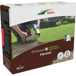 DCM Graszaad herstel | DCM |15 m² (Snel kiemend, Meststof, Strooidoos, 225 gram) 1004742 K170115658 - 1