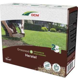 DCM Graszaad herstel | DCM |15 m² (Snel kiemend, Meststof, Strooidoos, 225 gram) 1004742 K170115658 - 3
