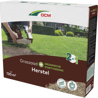 DCM Graszaad herstel | DCM | 130 m² (Snel kiemend, Meststof, Strooidoos, 1.95 kg) 1004774 K170115655 - 3