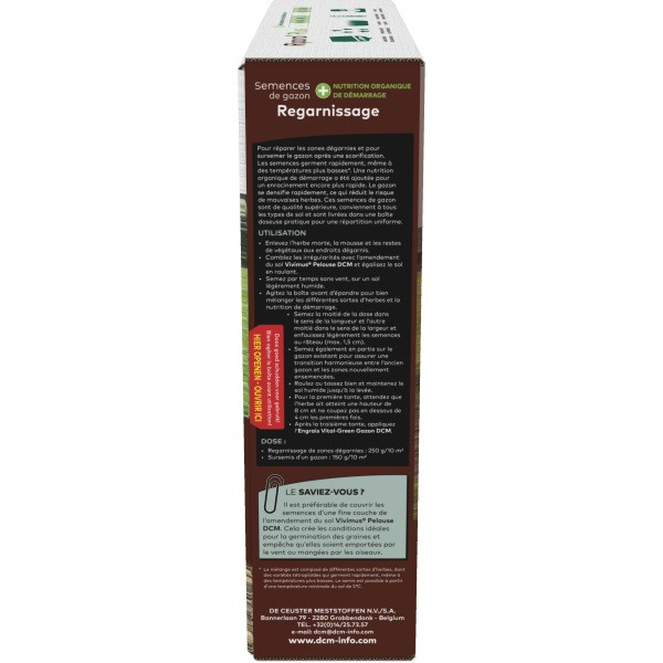 DCM Graszaad herstel | DCM | 130 m² (Snel kiemend, Meststof, Strooidoos, 1.95 kg) 1004774 K170115655 - 4