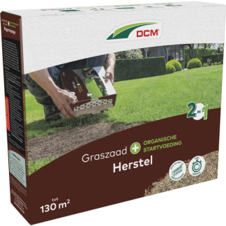 DCM Graszaad herstel | DCM | 130 m² (Snel kiemend, Meststof, Strooidoos, 1.95 kg) 1004774 K170115655 - 1