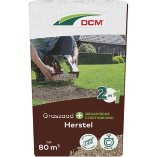 DCM Graszaad herstel | DCM | 80 m² (Snel kiemend, Meststof, Strooidoos, 1.2 kg) 1004766 K170115656 - 2