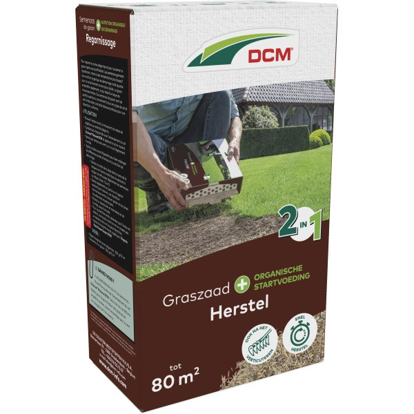DCM Graszaad herstel | DCM | 80 m² (Snel kiemend, Meststof, Strooidoos, 1.2 kg) 1004766 K170115656 - 1