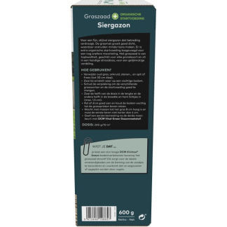 DCM Graszaad siergazon 2-in-1 | DCM | 30 m² (Strooidoos, Meststof, 600 gram) 1004747 K170115665 - 4