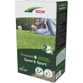 DCM Graszaad speelgazon 2-in-1 | DCM | 50 m² (Meststof, Strooidoos, 1 kg) 1004750 K170115651 - 3