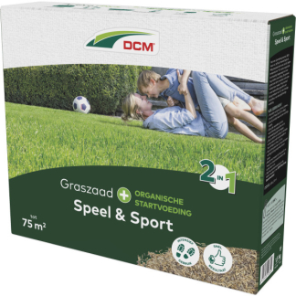 DCM Graszaad speelgazon 2-in-1 | DCM | 75 m² (Meststof, Strooidoos, 1.5 kg) 1004773 K170115650 - 3
