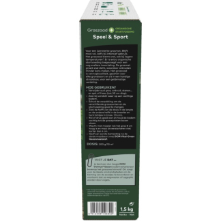 DCM Graszaad speelgazon 2-in-1 | DCM | 75 m² (Meststof, Strooidoos, 1.5 kg) 1004773 K170115650 - 5