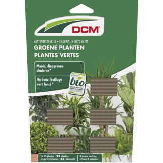 DCM Groene planten mest | DCM | 25 stuks (Staafjes, Bio-label) 1002834 K170505107 - 