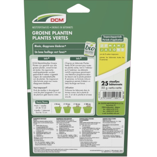DCM Groene planten mest | DCM | 25 stuks (Staafjes, Bio-label) 1002834 K170505107 - 