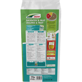 DCM Groenten en fruit mest | DCM | 10 kg (125 m², Organisch, Bio-label) 1000113 K170115721 - 6