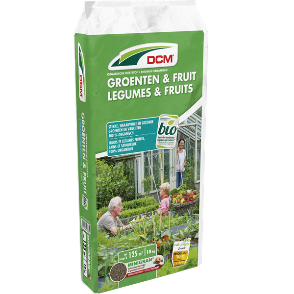 DCM Groenten en fruit mest | DCM | 10 kg (125 m², Organisch, Bio-label) 1000113 K170115721 - 1