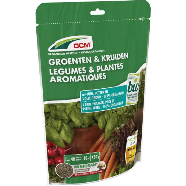 DCM Groenten en kruiden mest | DCM | 750 gram (10 m², Organisch, Bio-label) 1000080 K170505076 - 1