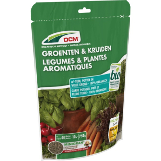 DCM Groenten en kruiden mest | DCM | 750 gram (10 m², Organisch, Bio-label) 1000080 K170505076