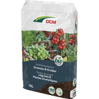 DCM Groenten en kruiden potgrond | DCM | 10 liter (Bio-label) 1004480 1004487 K170505124 - 
