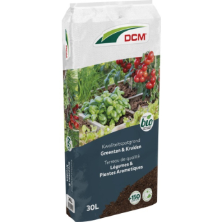 DCM Groenten en kruiden potgrond | DCM | 30 liter (Bio-label) 1004503 K170505125 - 