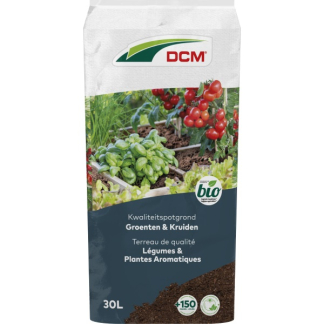 DCM Groenten en kruiden potgrond | DCM | 30 liter (Bio-label) 1004503 K170505125 - 