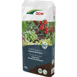 DCM Groenten en kruiden potgrond | DCM | 30 liter (Bio-label) 1004503 K170505125 - 