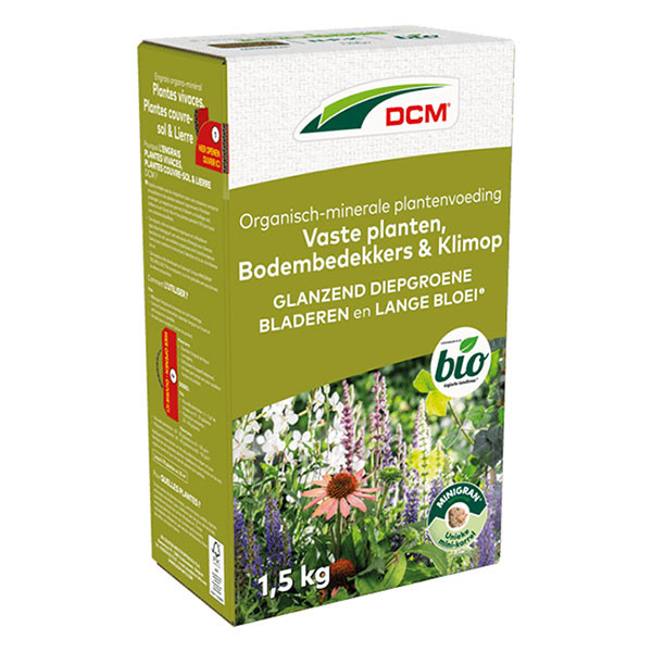 DCM Klimplanten mest | DCM | 1.5 kg (20 m², Ook voor vaste planten en bodembedekkers, Bio-label) 1003798 K170115911 - 1