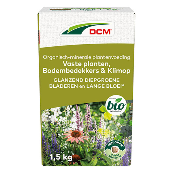 DCM Klimplanten mest | DCM | 1.5 kg (20 m², Ook voor vaste planten en bodembedekkers, Bio-label) 1003798 K170115911 - 3