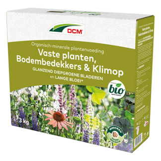 DCM Klimplanten mest | DCM | 3 kg (40 m², Ook voor vaste planten en bodembedekkers, Bio-label) 1003784 K170115910 - 2