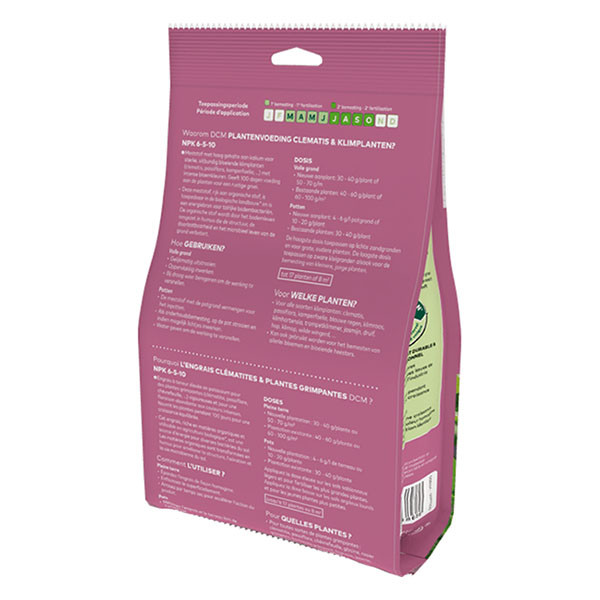 DCM Klimplanten mest | DCM | 650 gram (17 m², Ook voor Clematis, Oragnisch, Bio-label) 1007540 K170115913 - 6