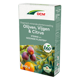 DCM Mediterrane planten mest | DCM | 0.8 kg (Voor 20 planten, Voor olijfen, vijgen en citrus) 1007548 K170115923 - 2