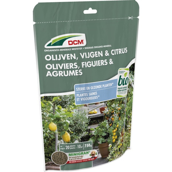 DCM Olijven, vijgen en citrus mest | DCM | 750 gram (10 m², Bio-label) 1003056 K170505090 - 1