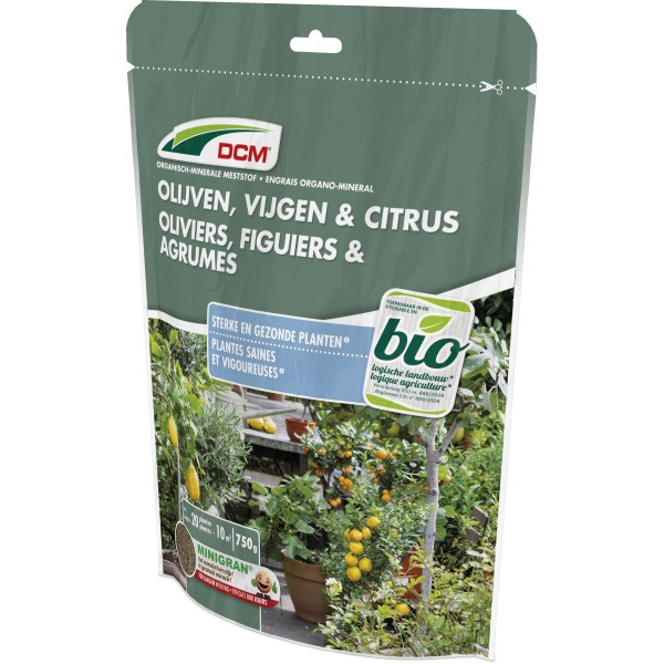 DCM Olijven, vijgen en citrus mest | DCM | 750 gram (10 m², Bio-label) 1003056 K170505090 - 3