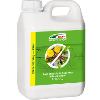 DCM Onkruidverdelger en mos verwijderaar | DCM | 25 m² (Gebruiksklaar, 2.5 liter) 1003665 K170505026 - 1