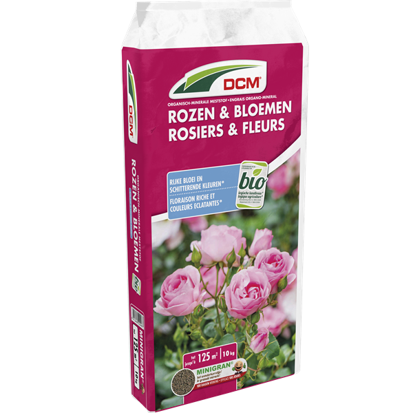 DCM Rozen en bloemen mest | DCM | 10 kg (125 m², Bio-label) 1000199 K170115725 - 1
