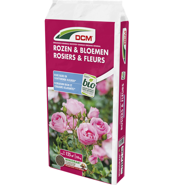 DCM Rozen en bloemen mest | DCM | 10 kg (125 m², Bio-label) 1000199 K170115725 - 2
