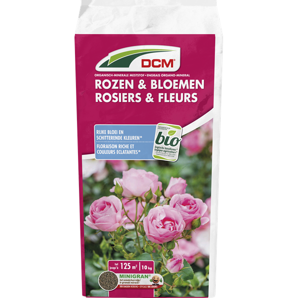 DCM Rozen en bloemen mest | DCM | 10 kg (125 m², Bio-label) 1000199 K170115725 - 5