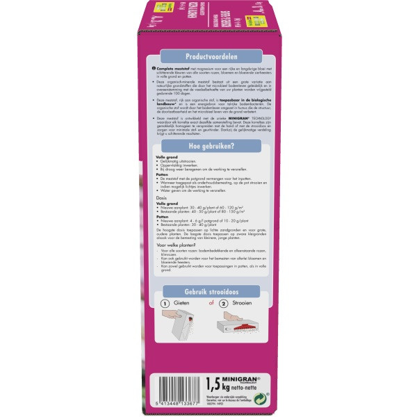 DCM Rozen mest | DCM | 1.5 kg (20 m², Bio-label) 1003794 K170505095 - 4