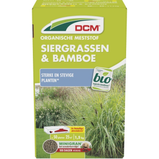 DCM Siergrassen en bamboe mest | DCM | 1.5 kg (25 m², Organisch, Bio-label) 1003795 K170505098 - 2