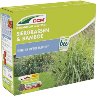 DCM Siergrassen en bamboe mest | DCM | 50 m² (Organisch, 3 kg, Bio-label) 1003782 K170505099 - 
