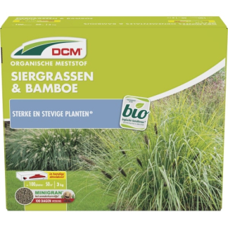 DCM Siergrassen en bamboe mest | DCM | 50 m² (Organisch, 3 kg, Bio-label) 1003782 K170505099 - 
