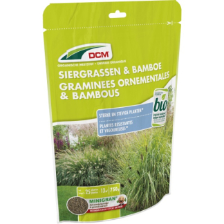 DCM Siergrassen en bamboe mest | DCM | 750 gram (Organisch, 13 m², Bio-label) 1003061 K170505097 - 