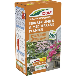 DCM Terras- en meditarrane planten mest | DCM | 20 m² (Organisch, 1.5 kg, Bio-label) 1003797 K170505104 - 
