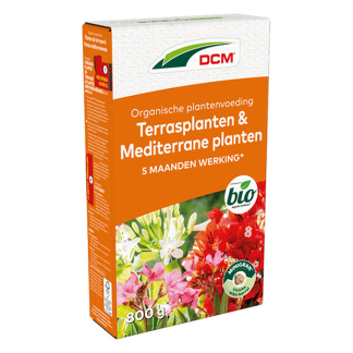 DCM Terras en meditarrane planten mest | DCM | 0.8 kg (Voor 20 planten, Organisch, Bio-label) 1007547 K170115921 - 1
