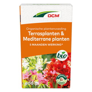 DCM Terras en meditarrane planten mest | DCM | 0.8 kg (Voor 20 planten, Organisch, Bio-label) 1007547 K170115921 - 3
