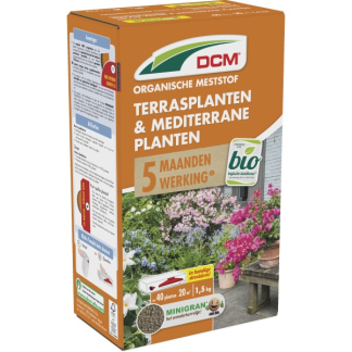 DCM Terras en meditarrane planten mest | DCM | 1.5 kg (Voor 40 planten, Organisch, Bio-label) 1003797 K170505104