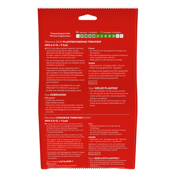 DCM Tomaten mest | DCM | 650 gram (8 m², Bio-label) 1007535 K170115927 - 7