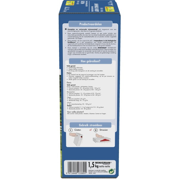 DCM Tuinmest | DCM | 1.5 kg (Universeel, 20 m²) 1003796 K170505100 - 4